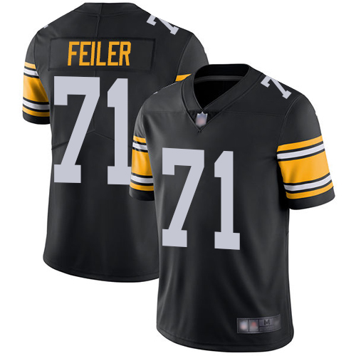 Men Pittsburgh Steelers Football #71 Limited Black Matt Feiler Alternate Vapor Untouchable Nike NFL Jersey->pittsburgh steelers->NFL Jersey
